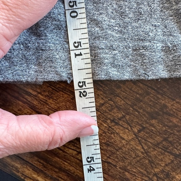 Current/Elliot | The Perfect Muscle Tee Slit Coverup Beach Dress, Heather Grey - Picture 9 of 9